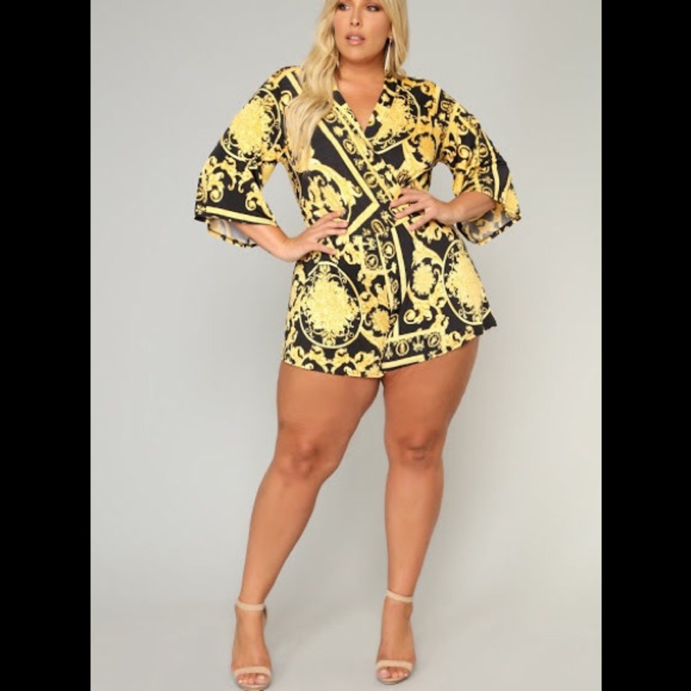 Plus size romper